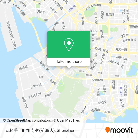喜释手工吐司专家(前海店) map