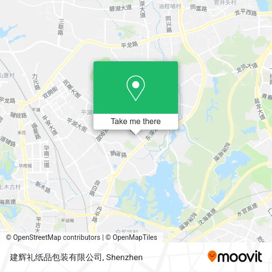 建辉礼纸品包装有限公司 map