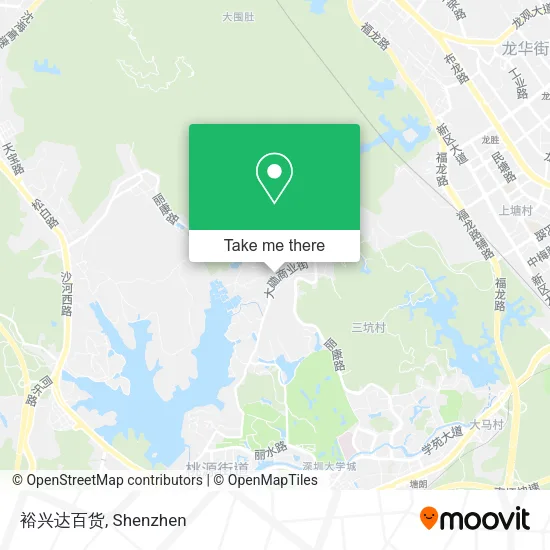 裕兴达百货 map