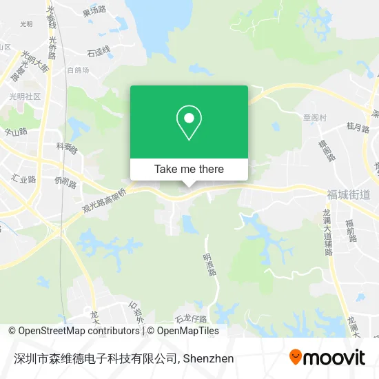 深圳市森维德电子科技有限公司 map
