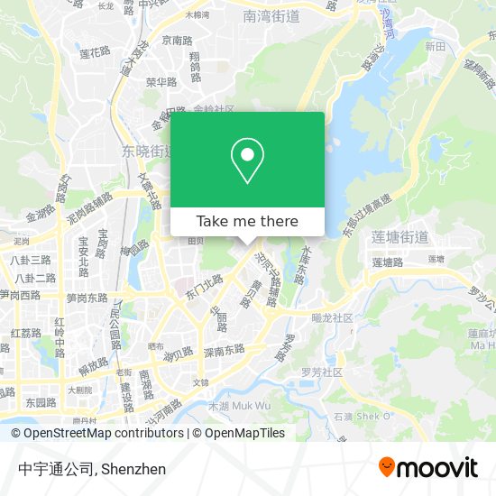 中宇通公司 map