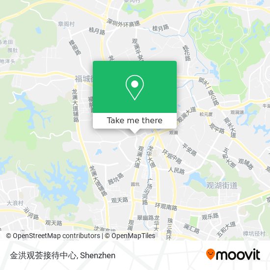金洪观荟接待中心 map