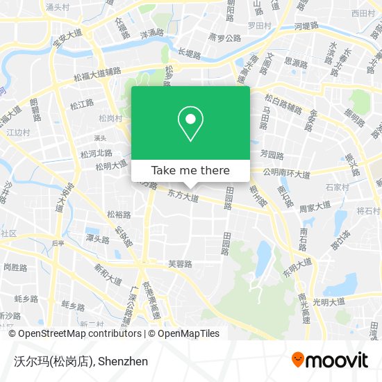 沃尔玛(松岗店) map