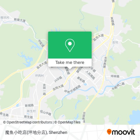 魔鱼小吃店(坪地分店) map