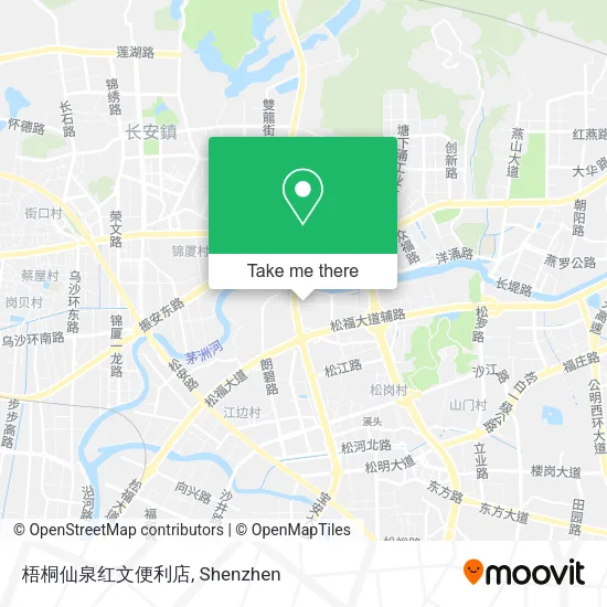 梧桐仙泉红文便利店 map