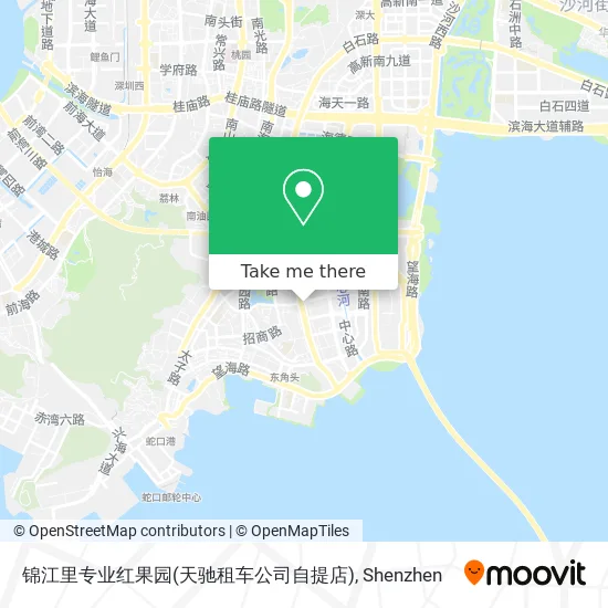 锦江里专业红果园(天驰租车公司自提店) map