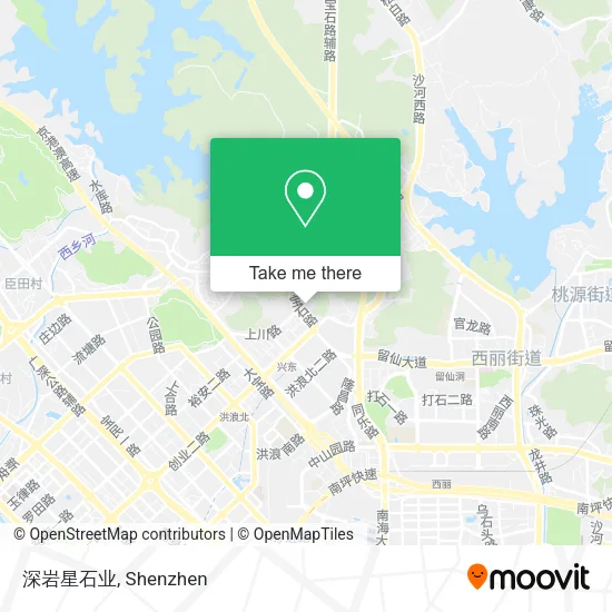 深岩星石业 map