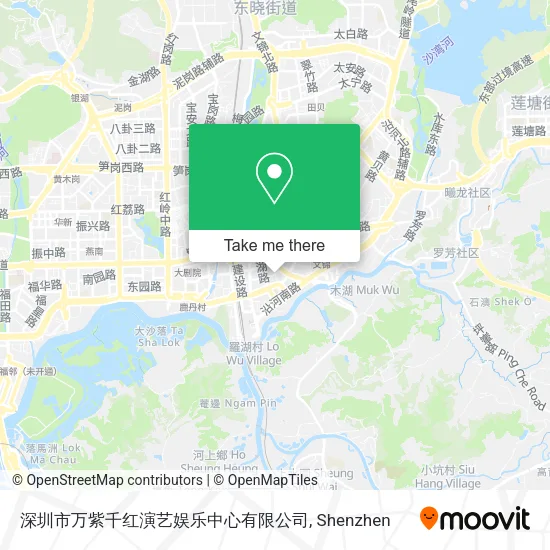 深圳市万紫千红演艺娱乐中心有限公司 map