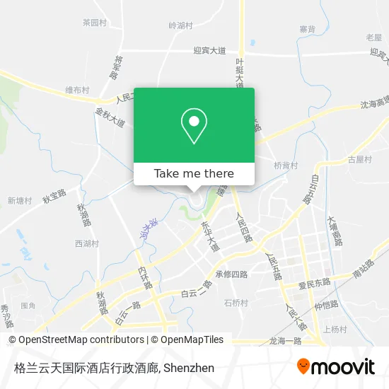格兰云天国际酒店行政酒廊 map