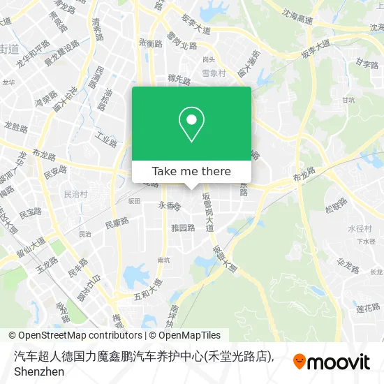 汽车超人德国力魔鑫鹏汽车养护中心(禾堂光路店) map
