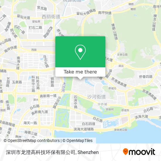深圳市龙澄高科技环保有限公司 map