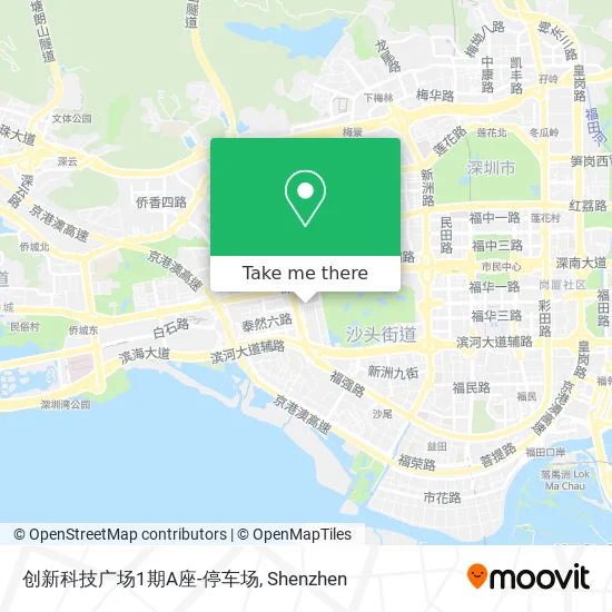 创新科技广场1期A座-停车场 map