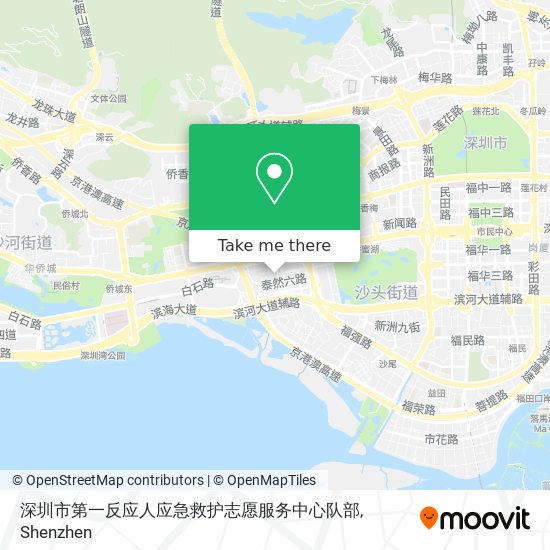 深圳市第一反应人应急救护志愿服务中心队部 map