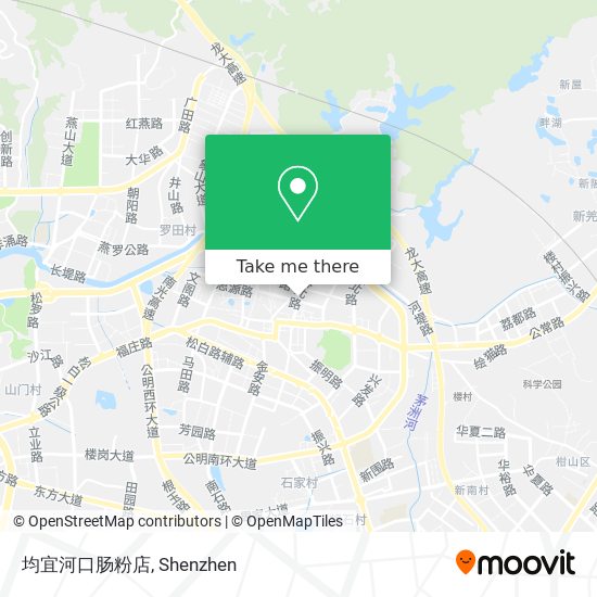 均宜河口肠粉店 map