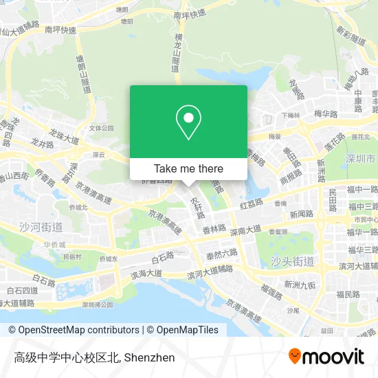 高级中学中心校区北 map