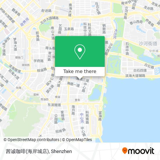 茜诚咖啡(海岸城店) map