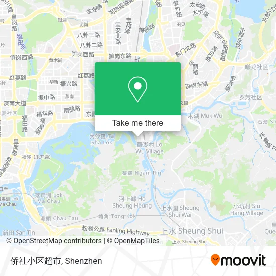侨社小区超市 map