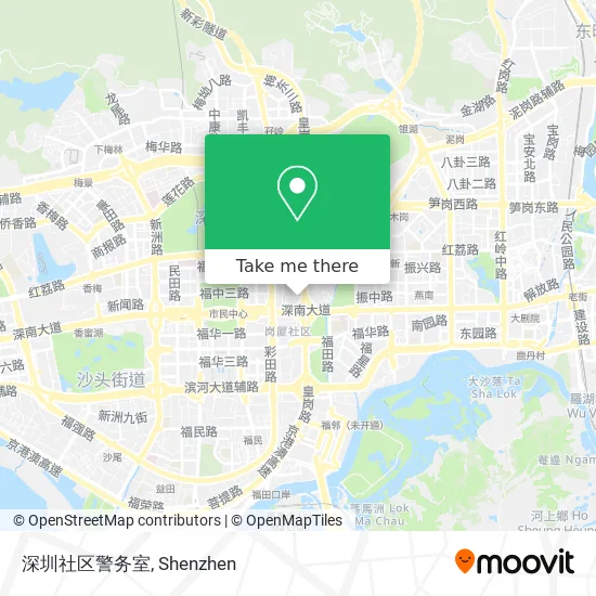 深圳社区警务室 map