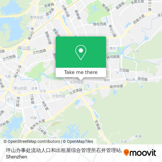 坪山办事处流动人口和出租屋综合管理所石井管理站 map