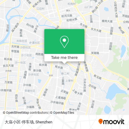 大庙小区-停车场 map