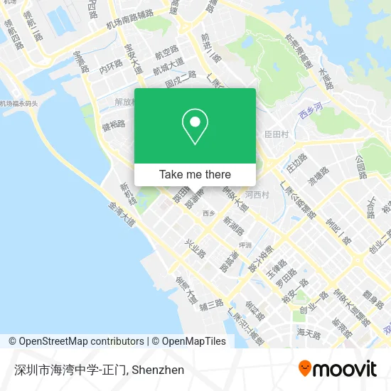 深圳市海湾中学-正门 map