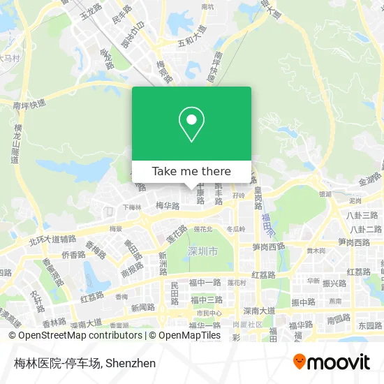 梅林医院-停车场 map
