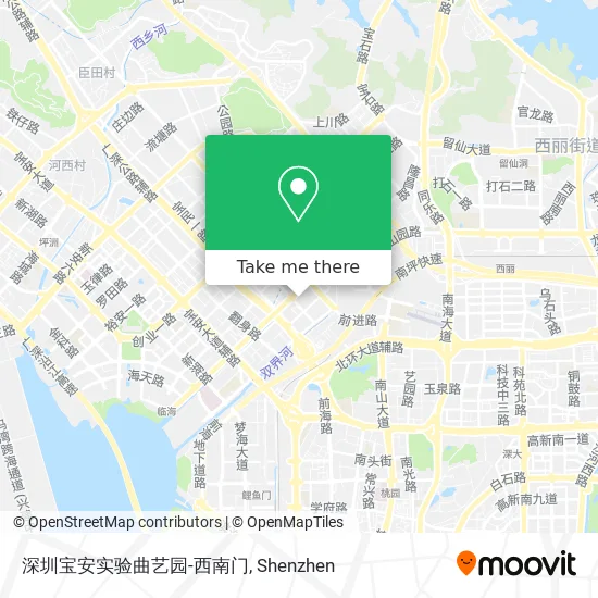 深圳宝安实验曲艺园-西南门 map