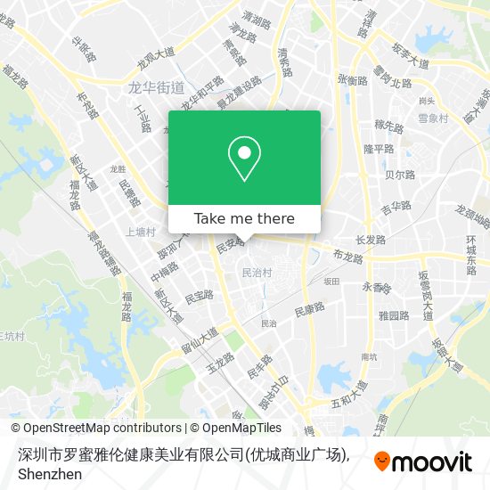 深圳市罗蜜雅伦健康美业有限公司(优城商业广场) map