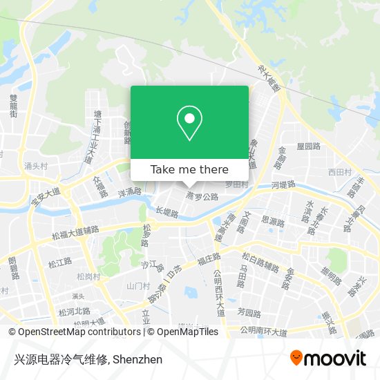 兴源电器冷气维修 map