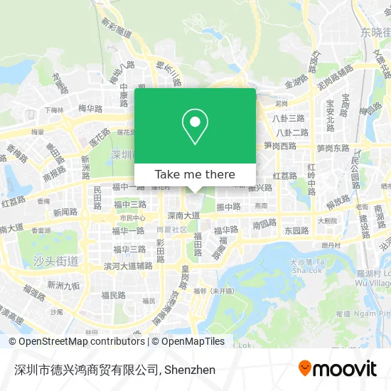 深圳市德兴鸿商贸有限公司 map