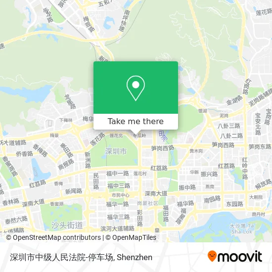 深圳市中级人民法院-停车场 map