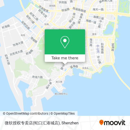 微软授权专卖店(蛇口汇港城店) map