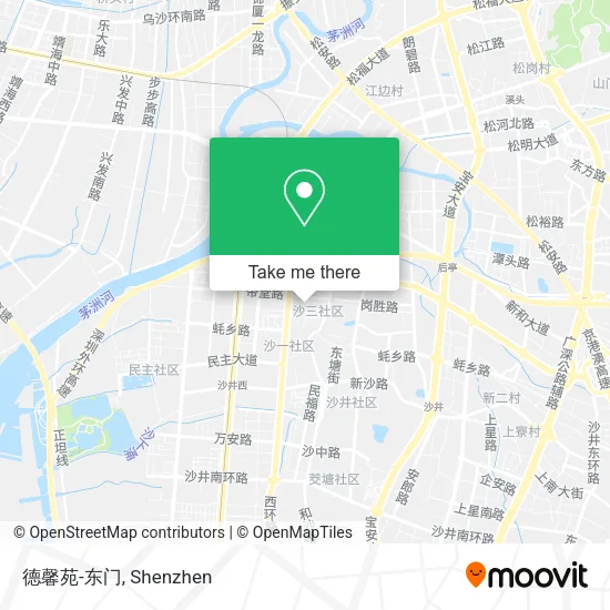 德馨苑-东门 map