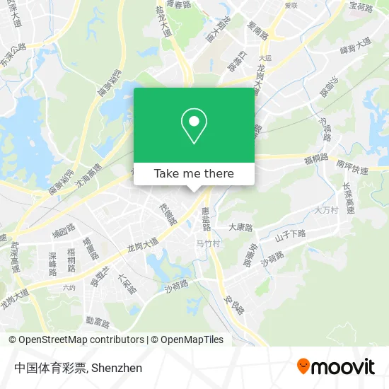 中国体育彩票 map