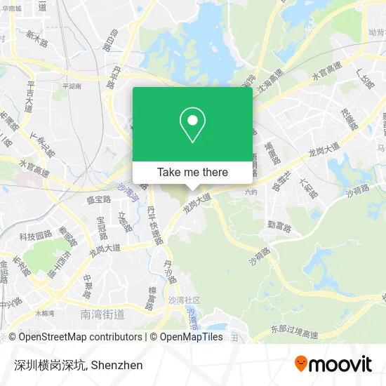 深圳横岗深坑 map