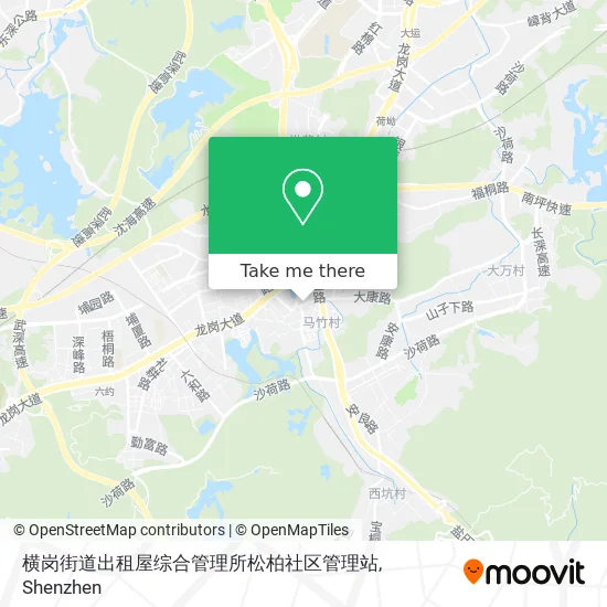 横岗街道出租屋综合管理所松柏社区管理站 map
