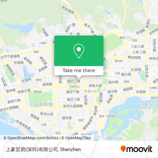 上豪贸易(深圳)有限公司 map
