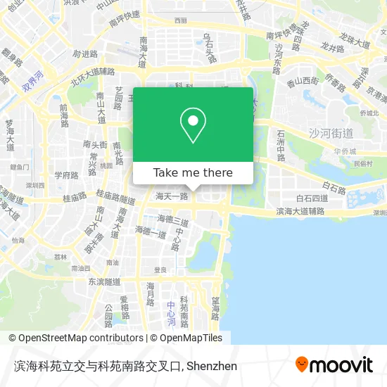 滨海科苑立交与科苑南路交叉口 map