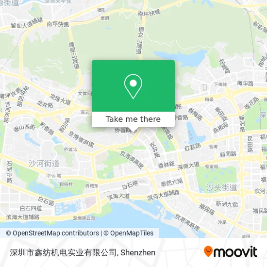 深圳市鑫纺机电实业有限公司 map