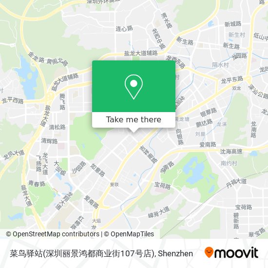 菜鸟驿站(深圳丽景鸿都商业街107号店) map