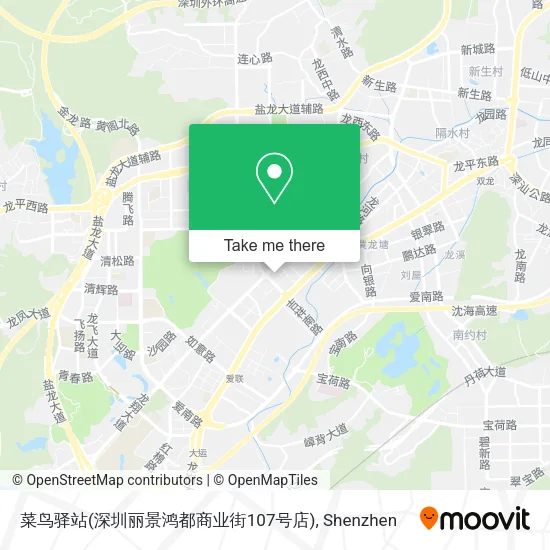 菜鸟驿站(深圳丽景鸿都商业街107号店) map
