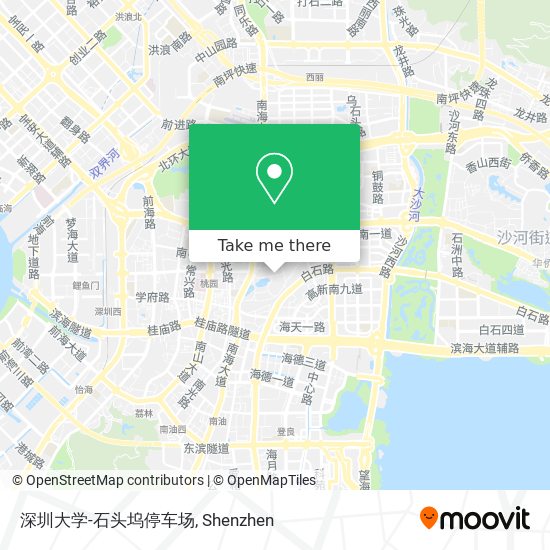 深圳大学-石头坞停车场 map