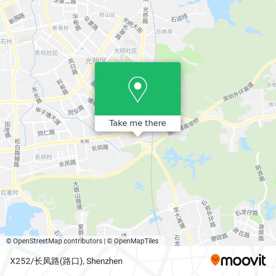 X252/长凤路(路口) map