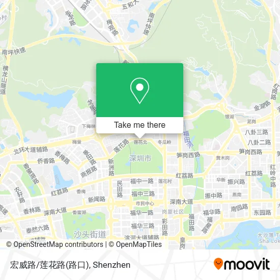 宏威路/莲花路(路口) map