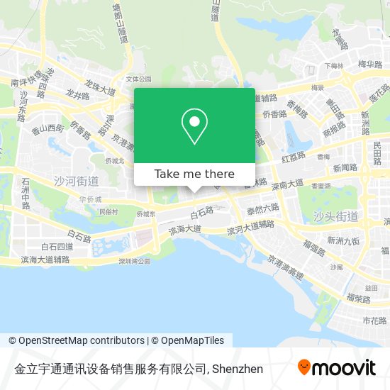 金立宇通通讯设备销售服务有限公司 map