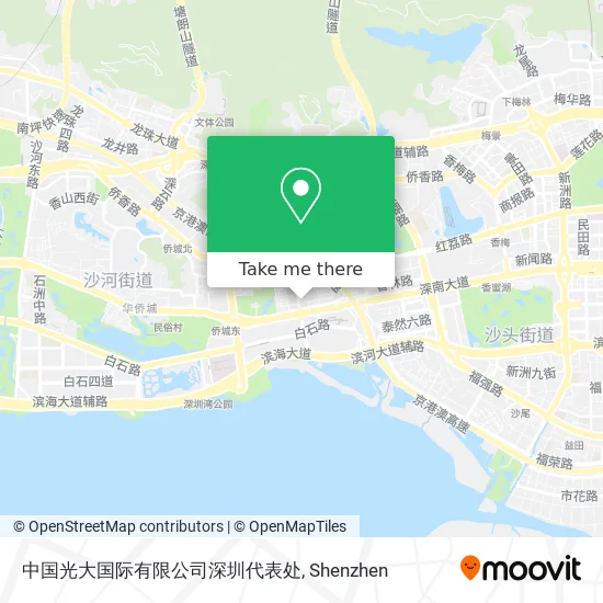 中国光大国际有限公司深圳代表处 map