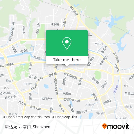 康达龙-西南门 map