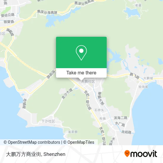 大鹏万方商业街 map