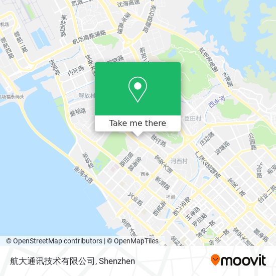 航大通讯技术有限公司 map