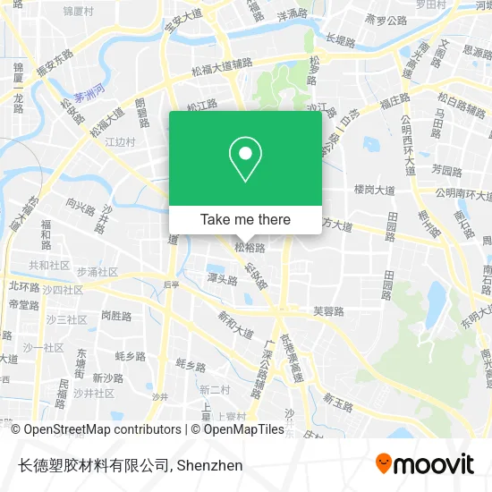 长德塑胶材料有限公司 map